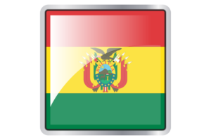Bolivian Flag Square icon flag