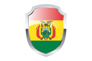 Bolivian Shield Logo flag