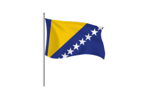 Bosnia and Herzegovina Flag Clipart flag