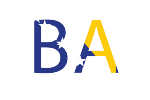 Bosnia and Herzegovina Country Code flag