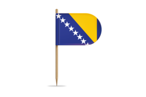 Bosnia and Herzegovina Flag for Desk, Table flag