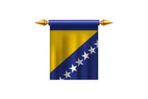 Bosnia and Herzegovina Royal Emblem flag