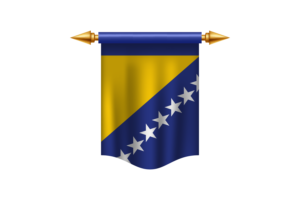 Bosnia and Herzegovina Flag Royal Banner flag