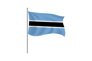 Botswana Flag Clipart flag