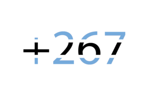 Botswana Calling Code flag