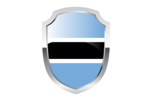 Botswana Shield Logo flag