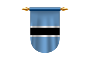Botswana Flag Emblem Vector Images flag