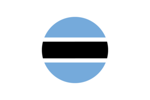 Botswana Flag Circle Vector Free flag