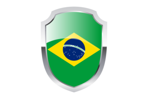 Brazil Shield Logo flag