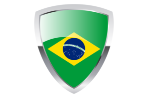 Brazil Shield Flag flag