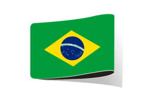 Brazil Flag Illustration Clipart flag