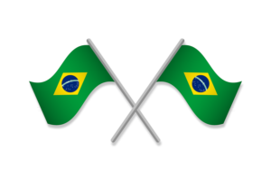 Brazil Flag Emblem Vector Free flag