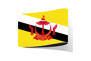 Brunei Flag Illustration Clipart flag