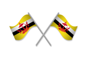 Brunei Flag Emblem Vector Free flag