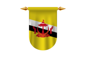 Brunei Flag Emblem Vector Images flag