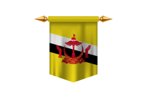 Emblem of the Nation of Brunei flag
