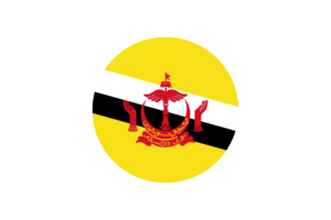 Brunei Flag Circle Vector Free flag
