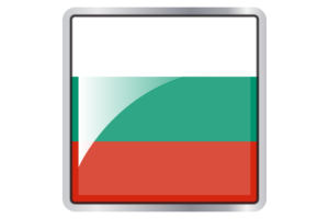 Bulgaria Flag Square icon flag