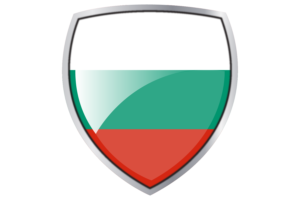 Bulgaria Flag Couche Heraldic Shield flag