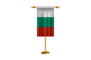 Bulgaria Ceremonial Flag Vector Free flag