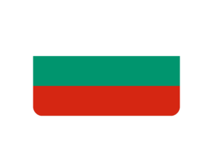 Bulgaria Flag Triangle Rounded Shape flag