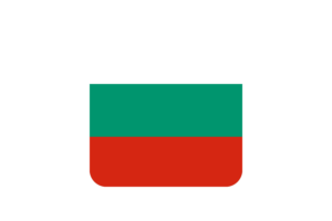 Bulgaria Flag Square Rounded Shape flag