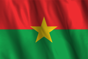 National Flag of Burkina Faso flag