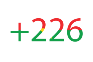 Burkina Faso Calling Code flag