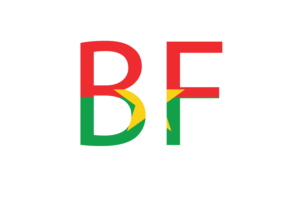 Burkina Faso Country Code flag