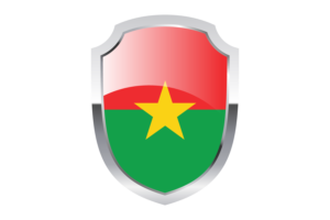 Burkina Faso Shield Logo flag