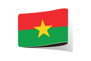 Burkina Faso Flag Illustration Clipart flag