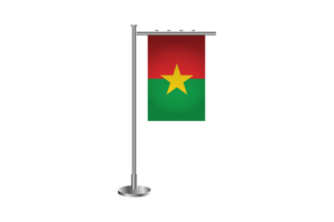 3d Burkina Faso Standing Flag flag