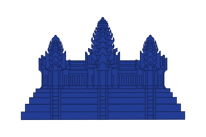 National Emblem of Cambodia flag
