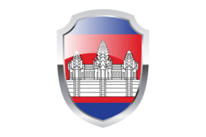 Cambodia Shield Logo flag