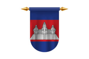 Cambodia Flag Emblem Vector Images flag