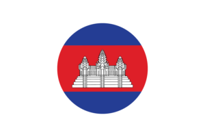 Cambodia Flag Circle Vector Free flag