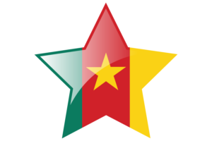 Cameroon Flag Star Icon flag