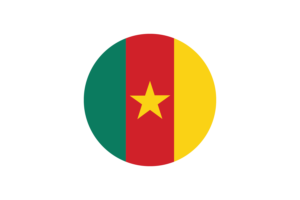 Cameroon Flag Circle Vector Free flag