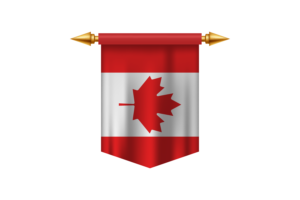 Emblem der Republik Kanada flag