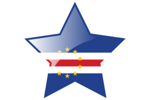 Cape Verde Flag Star Icon flag