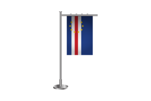 3d Cape Verde Standing Flag flag