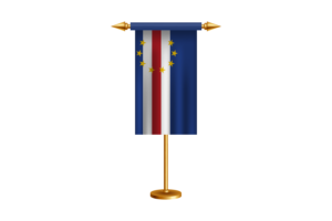 Cape Verde Ceremonial Flag Vector Free flag