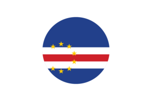 Cape Verde Flag Circle Vector Free flag