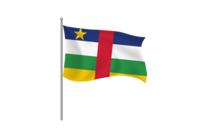 Central African Flag Clipart flag