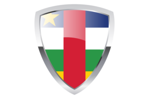 Central African Shield Flag flag