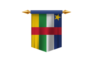 Emblem of the Republic of Central African flag