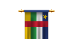 Central African Royal Emblem flag