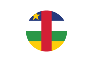 Central African Flag Circle Vector Free flag