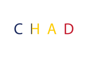 Chad Text Art flag