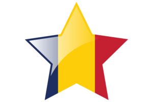 Chad Flag Star Icon flag